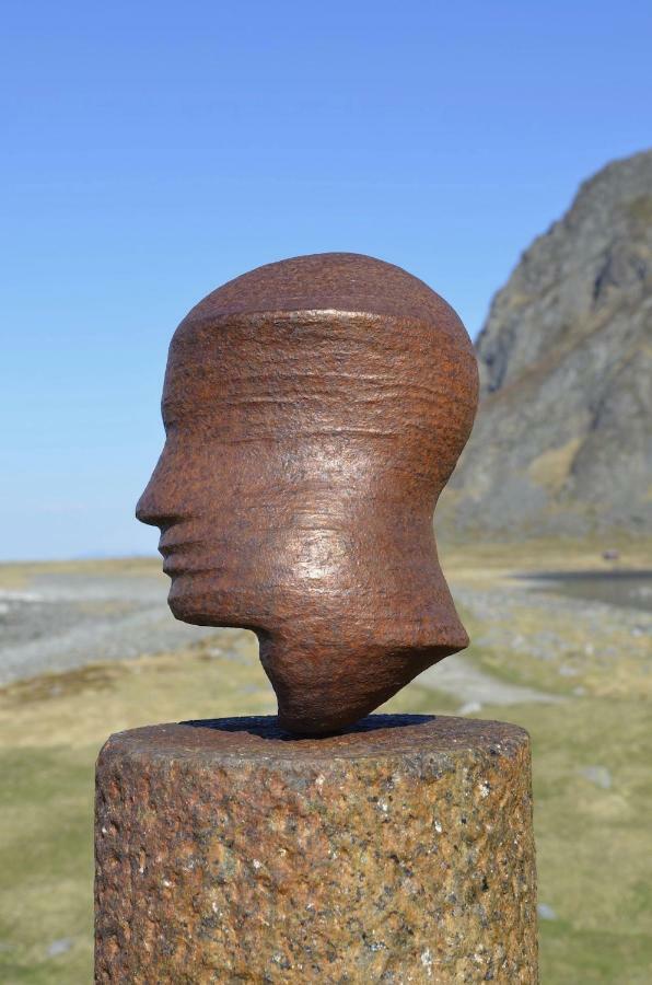 Steinbakk - Vestresand Lofoten Bostad المظهر الخارجي الصورة